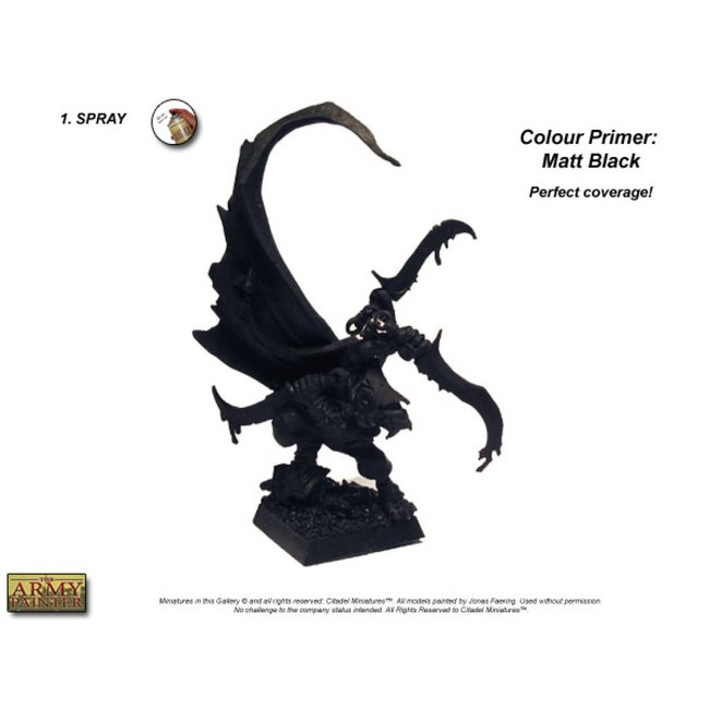 The Army Painter Matt Black - Color Primer - CP3001