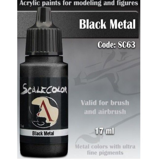 Scale 75 Scalecolor Black Metal - 17ml - SC-63
