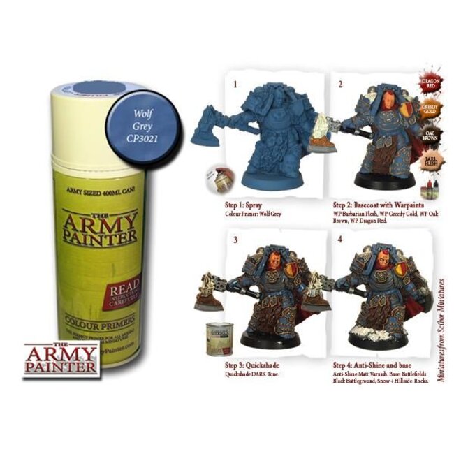 The Army Painter Wolf Grey - Colour Primer - CP3021