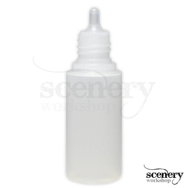 Model Craft Empty Eyedropper Bottle White Cap - POL10174