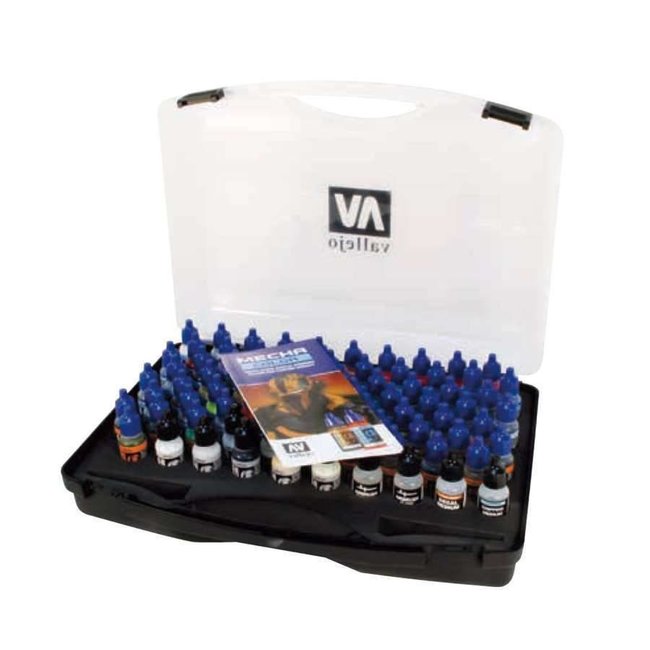 Vallejo Mecha Colors Case - 80 colors - 17ml - 69990