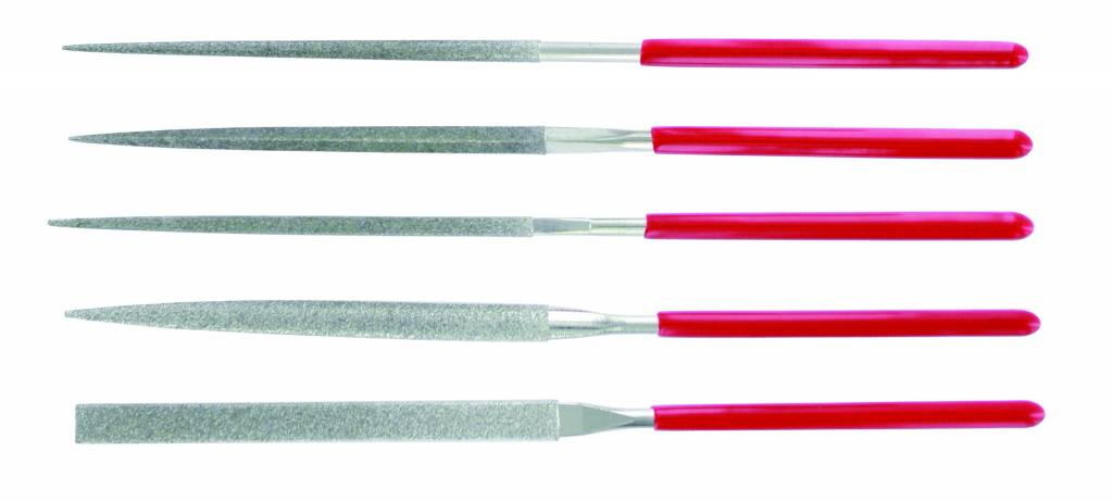 Vallejo Mini-Diamantfeilen Set - 5 Feine Feilen Für Modellbau & Hobby