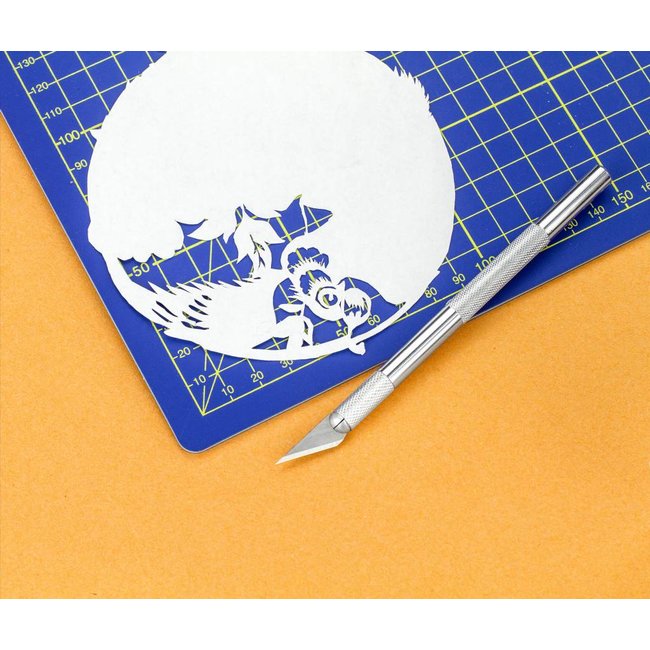 Vallejo Classic Craft Knife #1 with #11 Blade - snijmes - Vallejo Tools - T06006