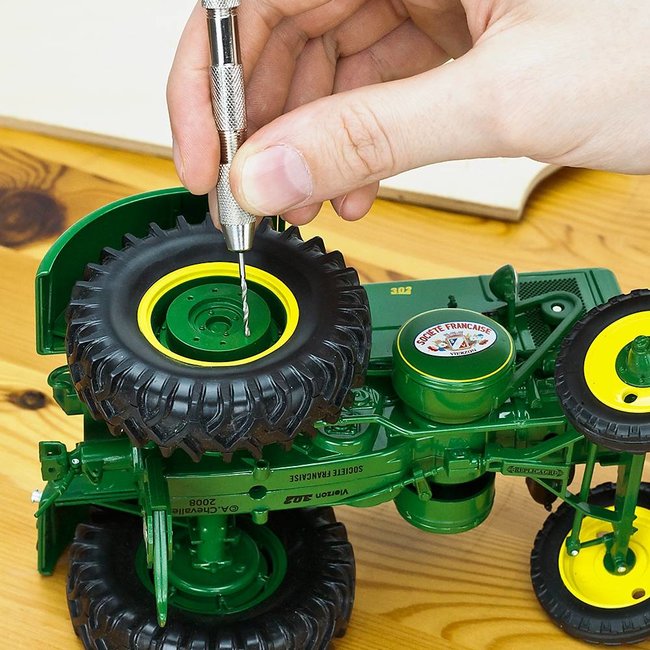 Vallejo Pin vice - double ended, swivel top - handboor - Vallejo Tools - T09001