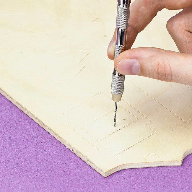 Vallejo Pin vice - double ended, swivel top - handboor - Vallejo Tools - T09001