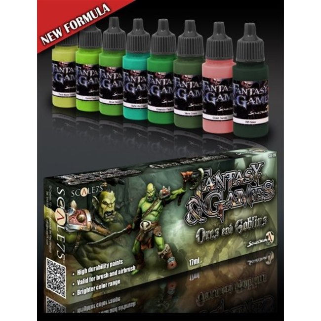 Scale 75 Orcs and Goblins - Fantasy & Games - 8 colors - 17ml - SSE-016