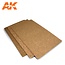 AK interactive Cork Sheet COARSE - 20cm x 30cm x 2mm - 2x - AK8053