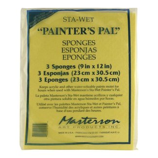 Masterson Art Sta-Law Painter's Pal 3 Pack Sponge Refill - 3x - MA-912.53