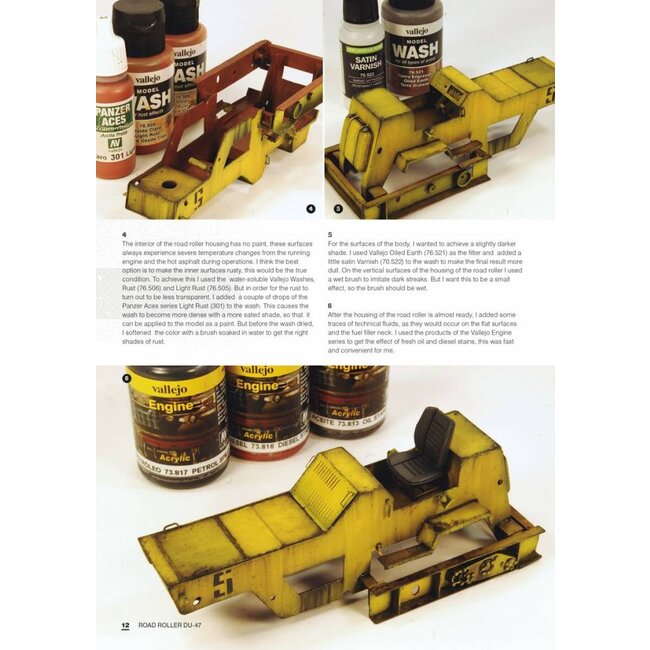 Vallejo Civil Vehicles. Painting and weathering with Vallejo acrylic colors by Eugene Tur - 118pag - 75012