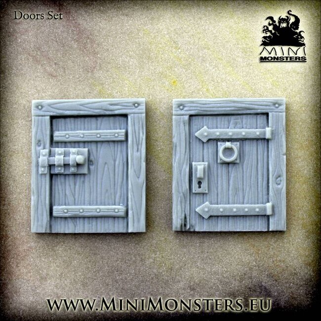 Mini Monsters Doors - 2x - MM-0014