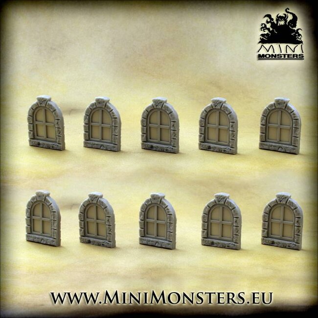 Mini Monsters Windows Set 2 - 10x - MM-0073