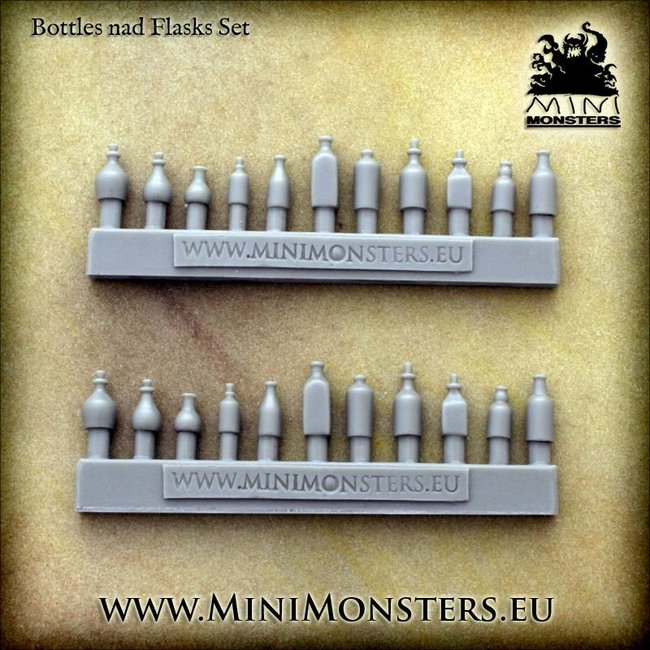 Mini Monsters Bottles and Flasks - 22x - MM-0068