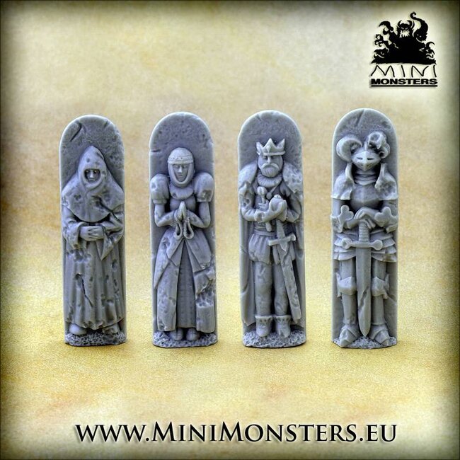 Mini Monsters Figures Mix - 4x - MM-0076X