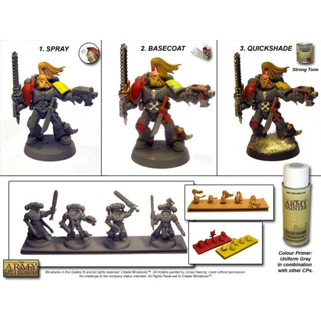 The Army Painter Uniform Grey Colour Primer CP3010 Scenery