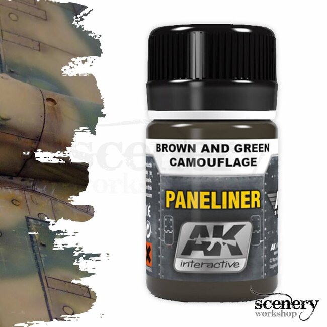 AK interactive Paneliners Weathering Set Combo - 5x35ml - AK2070