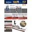 AK interactive Streaking Grime For Light Grey Ships  - Naval Ships Weathering - Streaking - 35ml - AK305