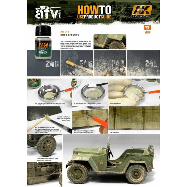 AK interactive Dust Effects - AK Weathering Products - 35ml - AK015