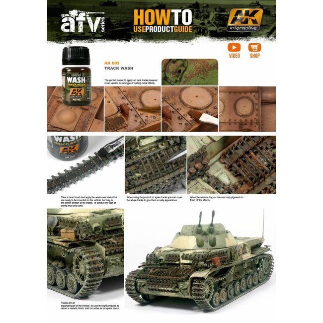 AK interactive Track Wash - AK Weathering Products - 35ml - AK083