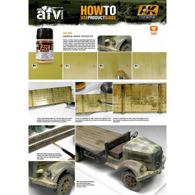 AK interactive Africa Dust Effects - Nature Weathering - 35ml - AK022