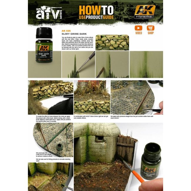 AK interactive Slimy Grime Dark - Nature Weathering - 35ml - AK026