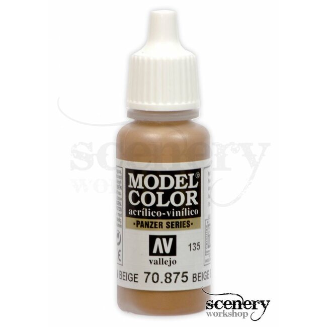 Vallejo Model Color Beige Brown -17ml -70875