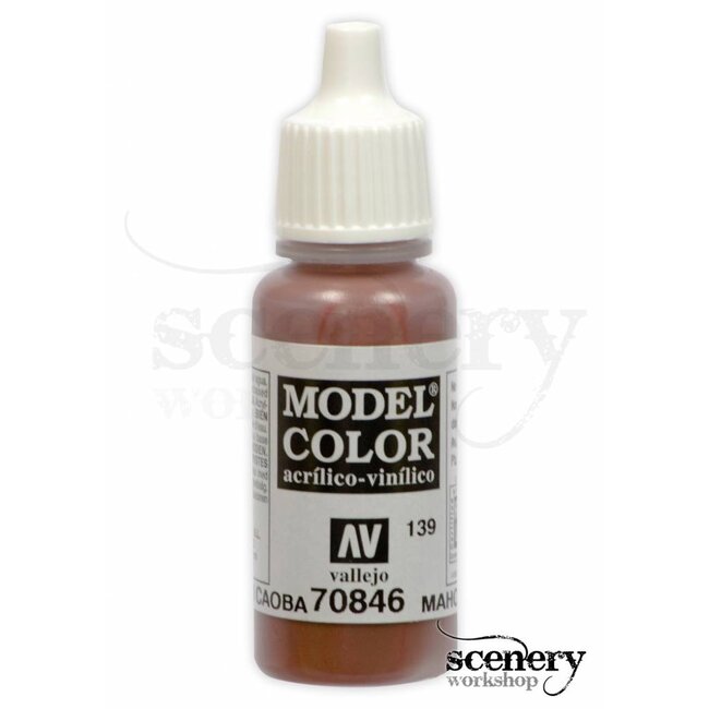 Vallejo Model Color Mahogany Brown -17ml -70846