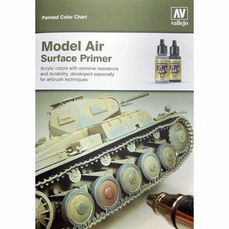Vallejo Handpainted Color Card Model Air - CC971 - image