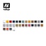 Vallejo Model Air Basic Set + Airbrush - 29 kleuren - 17ml - 71172
