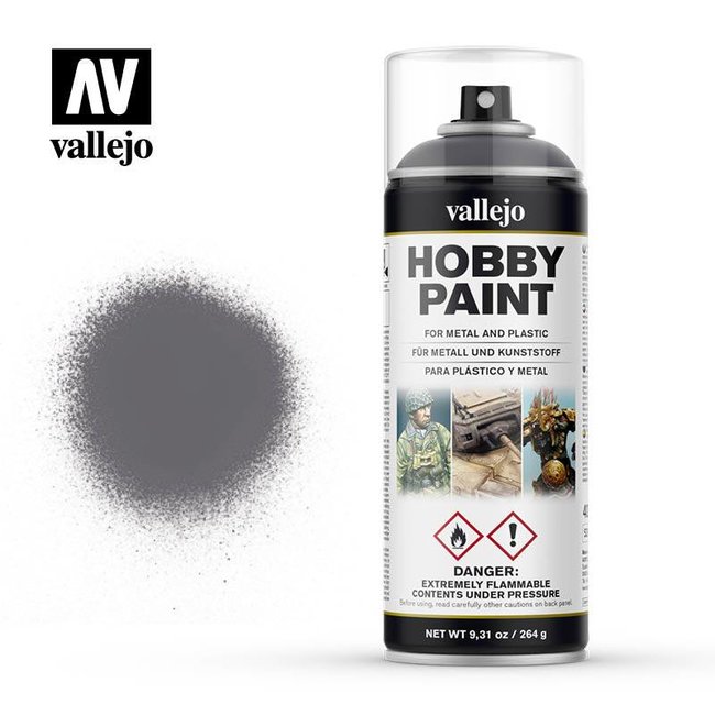 Vallejo Hobby Paint Fantasy Gunmetal spuitbus - 400ml - 28031