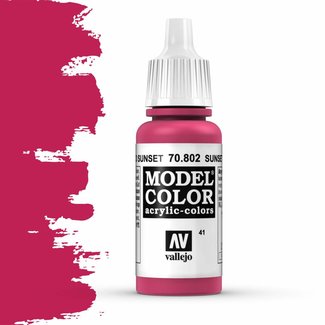 Vallejo Model Color Sunset Red -17ml -70802