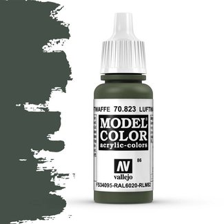 Vallejo Model Color Luftwaffe Camo Green -17ml -70823