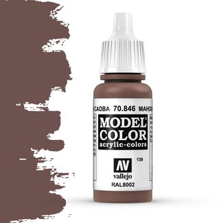 Vallejo Model Color Mahogany Brown -17ml -70846