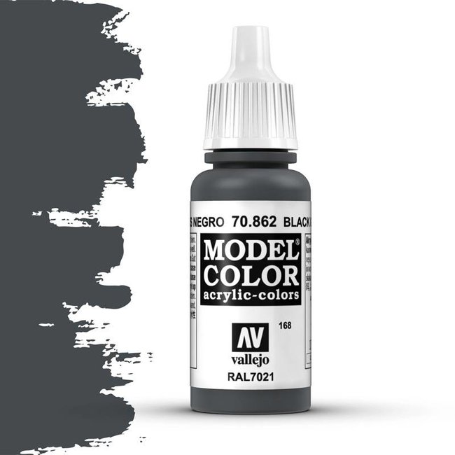 Vallejo Model Color Black Grey -18ml -70862