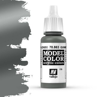 Vallejo Model Color Gunmetal Grey -17ml -70863