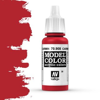 Vallejo Model Color Carmine Red -17ml -70908