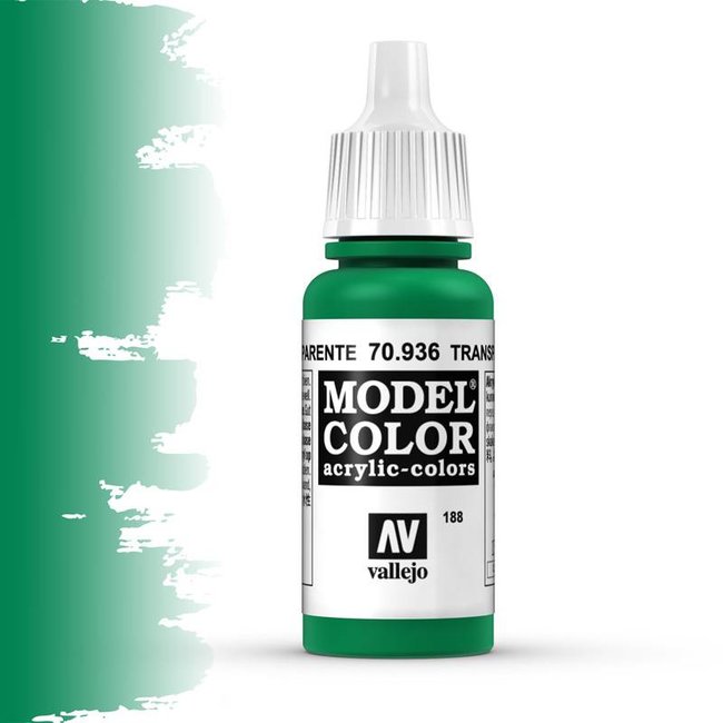 Vallejo Model Color Transparant Green -17ml -70936