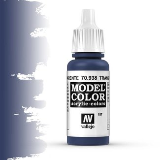 Vallejo Model Color Transparent Blue -17ml -70938