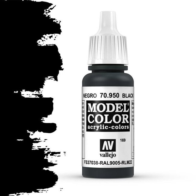 Vallejo Model Color Black -18ml - 70950
