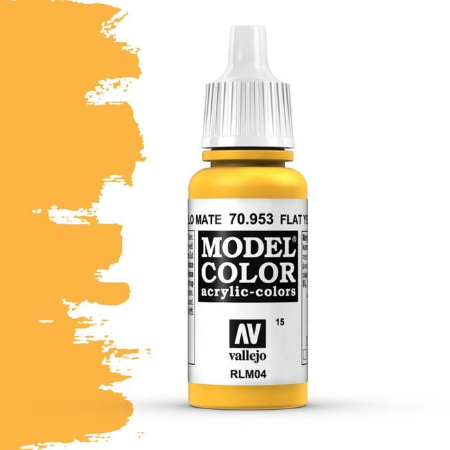 Vallejo Model Color Flat Yellow -18ml -70953