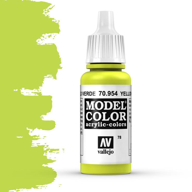 Vallejo: Model Color - Fluorescent Yellow (17ml) - The Dragon's Lair