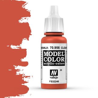 Vallejo Model Color acrylic paint - 70.956 Clear Orange