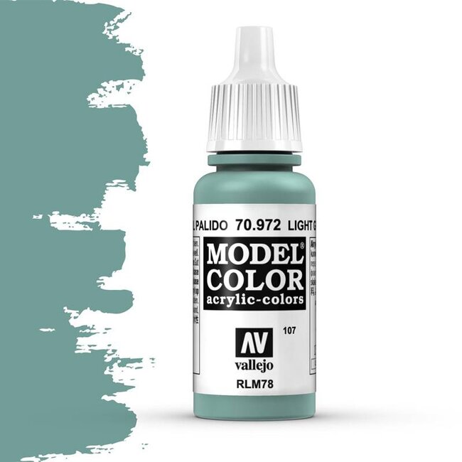 Vallejo Model Color - 107 Light Green Blue, 17 ml (70.972)