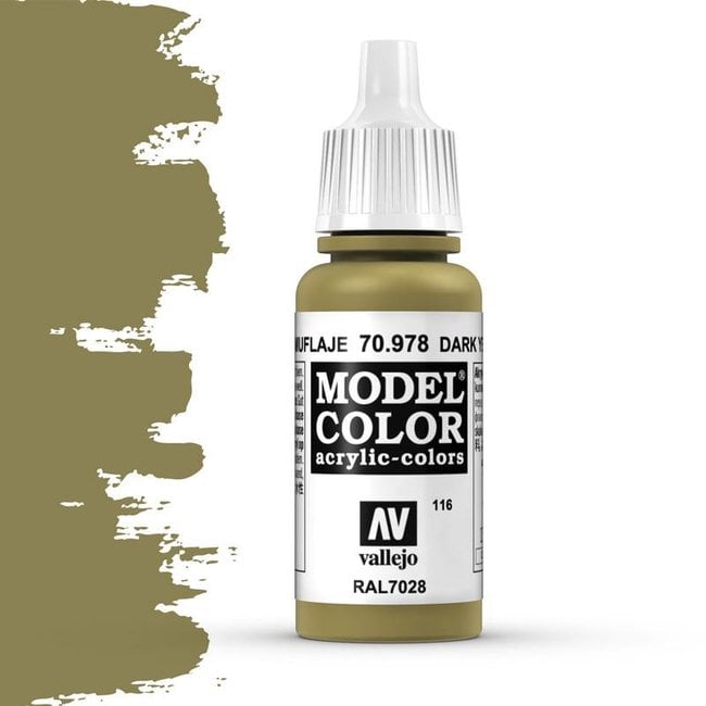 Vallejo Model Color Dark Yellow -17ml -70978