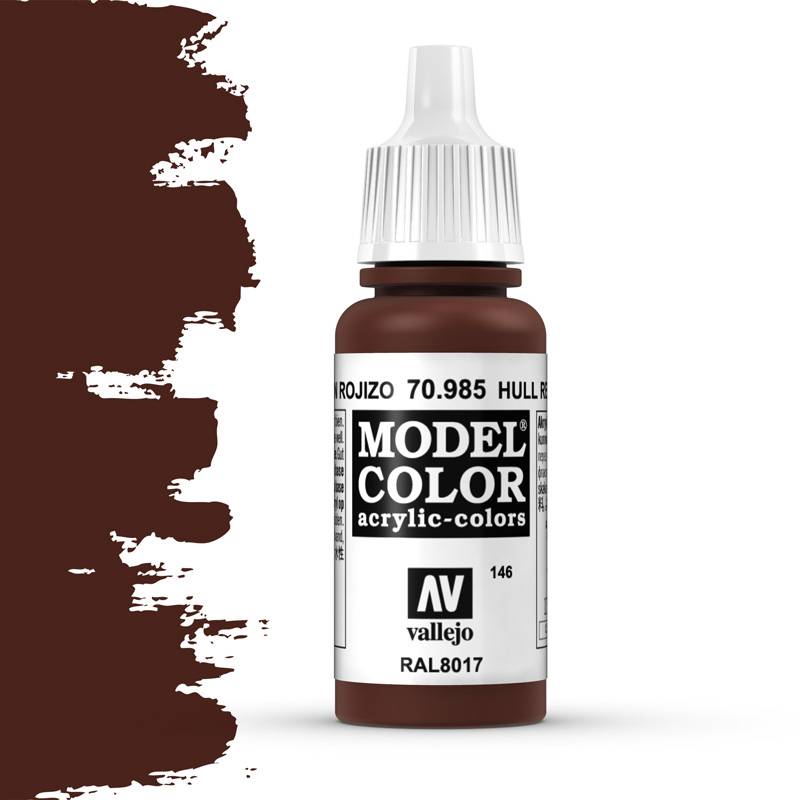 Vallejo Model Color Hull Red -17ml -70985 kopen! - Scenery Workshop BV