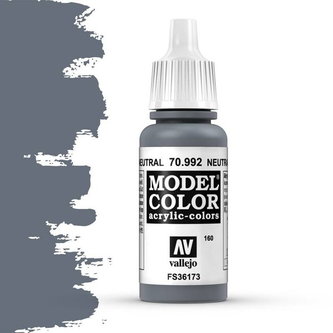 Vallejo Model Color Neutral Grey -18ml -70992