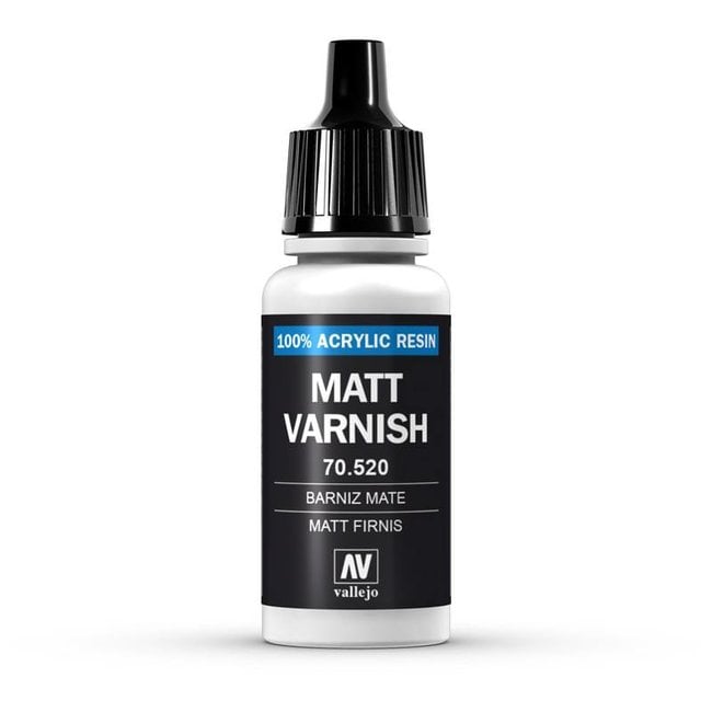 Vallejo Matt Varnish - 17ml - 70520 - Scenery Workshop