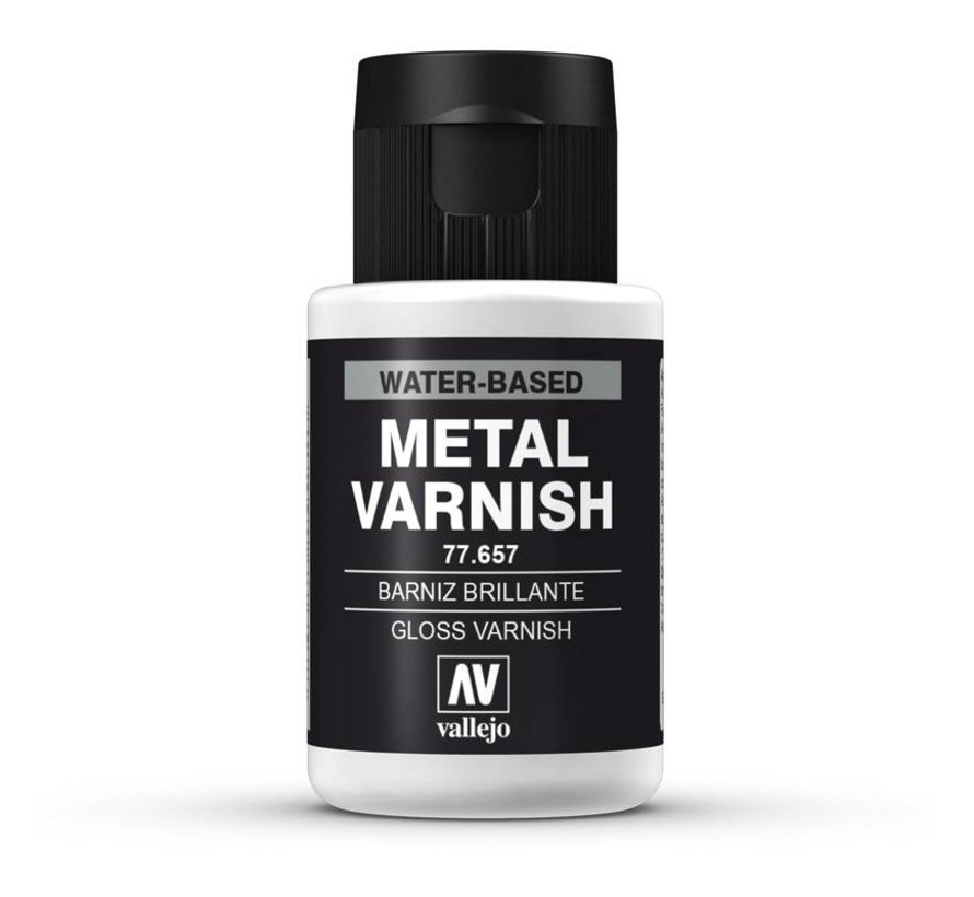 Vallejo Gloss Metal Varnish 32ml 77657 Scenery BV