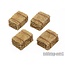 Tabletop-Art Hay bales set - 4x - TTA601083