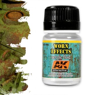 AK interactive Worn Effects Acrylic Fluid - AK Weathering Products - 35ml - AK088