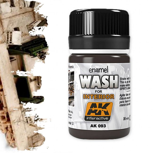 AK interactive Wash For Interiors - Weathering Wash - 35ml - AK093